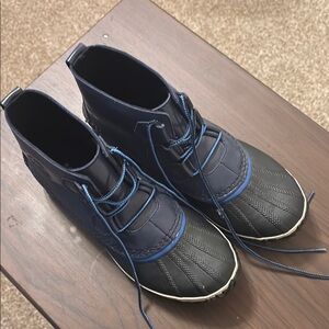 Women’s Black and Blue Boots